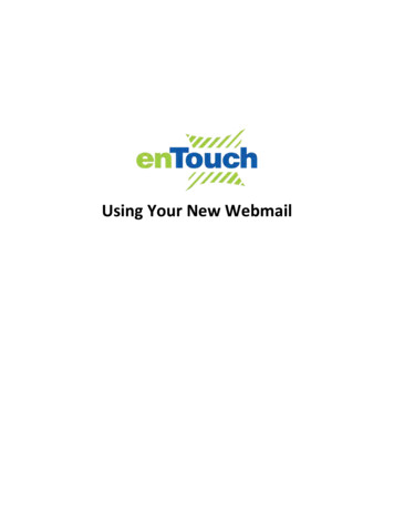 Using Your New Webmail - EnTouch