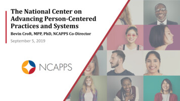 The National Center On Advancing Person-Centered Practices And Systems
