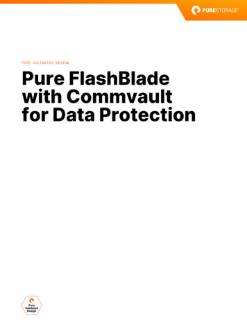 Commvault Data Protection Validated Design Pure Storage