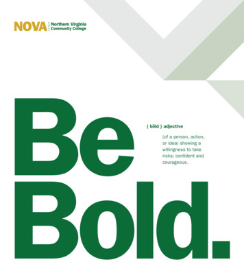 { Bold } Adjective - Northern Virginia Community College, Annandale