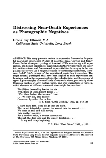 Distressing Near-Death Experiences As Photographic Negatives