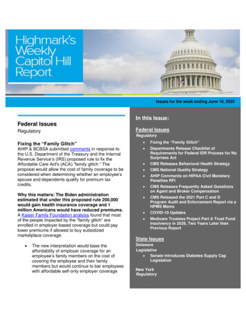 In This Issue: Federal Issues Regulatory Federal Issues Regulatory