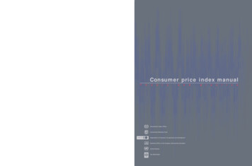 Consumer Price Index Manual - International Labour Organization