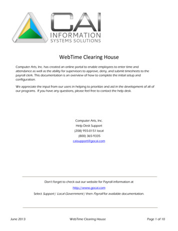 WebTime Clearing House