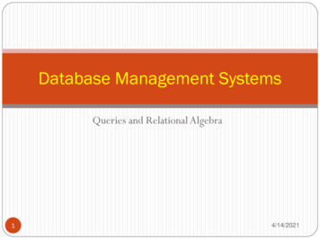 Database Management Systems - Cankaya.edu.tr