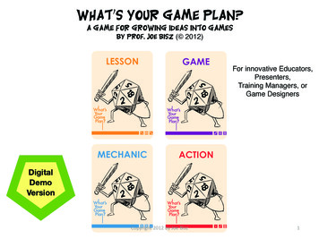 What's Your Game Plan? - Joe Bisz And Game-Based Learning
