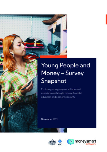 Young People And Money - Survey Snapshot