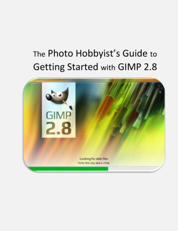 GettiNg Started With Gimp 2 - Allison Young