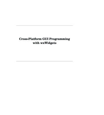 Cross-Platform GUI Programming With WxWidgets