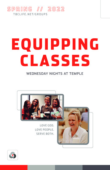 Equipping Classes
