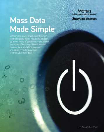 Mass Data Analytical Scientist Made Simple