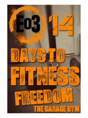 14 Days To Fitness Freedom The Garage Gym