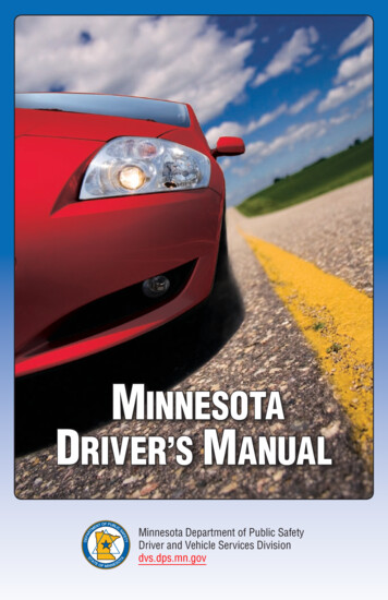 Minnesota Driver's Manual