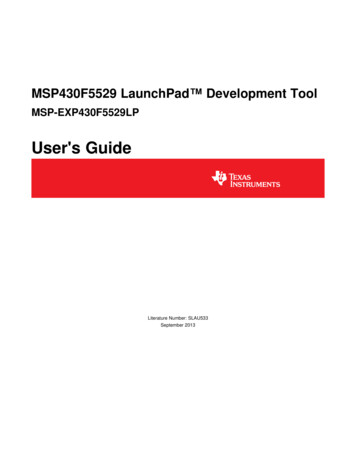 MSP-EXP430F5529LP LaunchPad Development Tool
