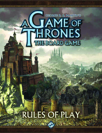 A GAme Of Thrones - 1j1ju 