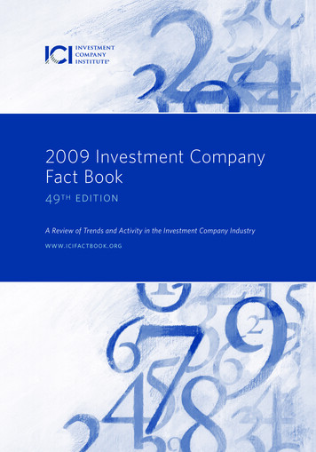 2009 Investment Company Fact Book (pdf) - ICI