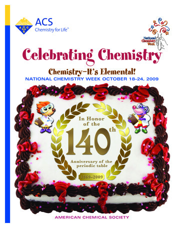 Celebrating Chemistry - American Chemical Society