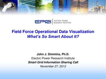 Field Force Operational Data Visualization - EPRI