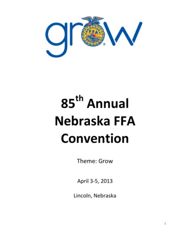 85th Annual Nebraska FFA Convention