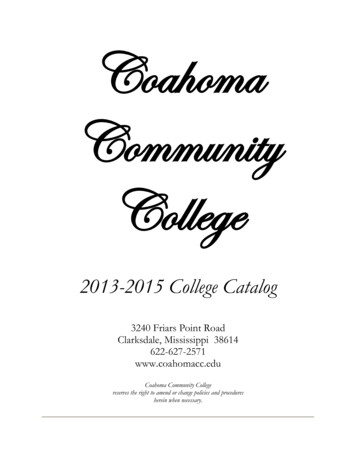 Coahoma Community College - Cahs.k12.ms.us