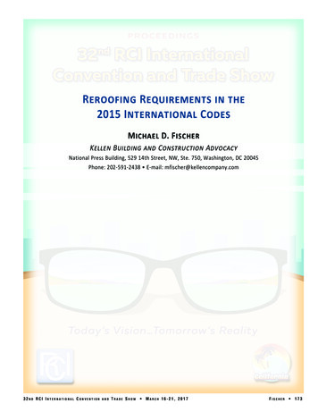 Reroofing Requirements In The 2015 International Codes - IIBEC