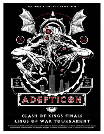 CLASH OF KINGS FINALS KINGS OF WAR TOURNAMENT - AdeptiCon