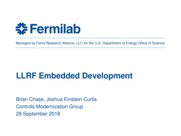 LLRF Embedded Development - INDICO-FNAL (Indico)