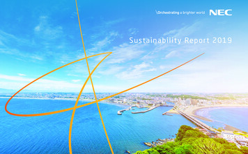 Sustainability Report 2019 - NEC