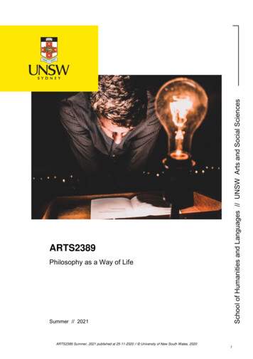 ARTS2389, 2021, Summer Course Outline - Unsw.edu.au