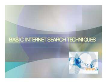 Basic Internet Search Techniques - Los Angeles County, California