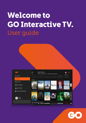 Welcome To GO Interactive TV.