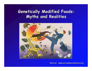 Genetically Modified Foods: Myths And Realities