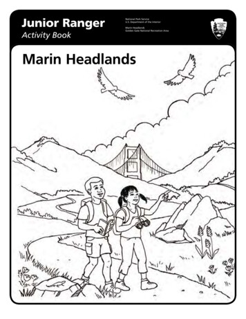 Marin Headlands Junior Ranger Book - Nps.gov