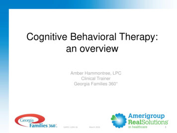 Cognitive Behavioral Therapy: An Overview - Semantic Scholar