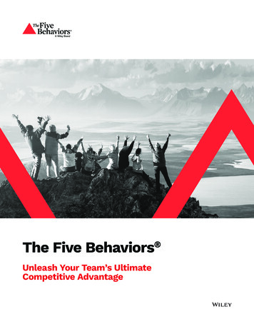 The Five Behaviors - Discprofile 