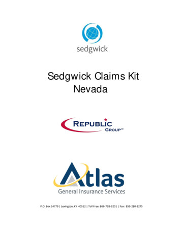 Sedgwick Claims Kit Nevada - Atlas General Insurance Services