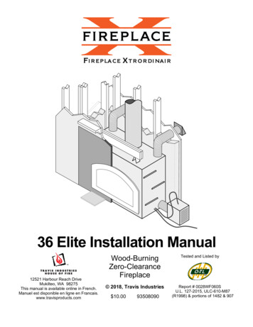 36 Elite Installation Manual - Travis Industries