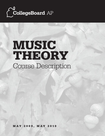 MusIC TheoRy - MIT ESP