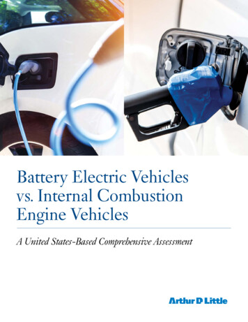 Battery Electric Vehicles Vs. Internal Combustion Engine Vehicles
