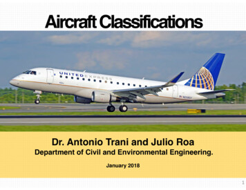 Aircraft Classifications - 128.173.204.63