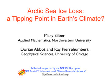 Arctic Sea Ice Loss: A Tipping Point In Earthʼs Climate?
