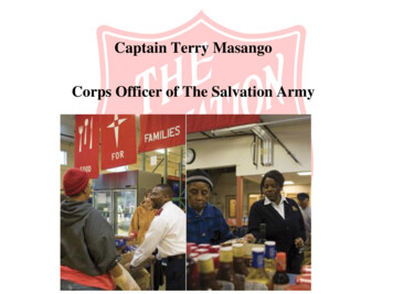 Captain Terry Masango Corps Officer Of The Salvation Army