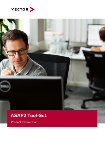 ASAP2 Tool-Set Product Information - Vector Informatik GmbH
