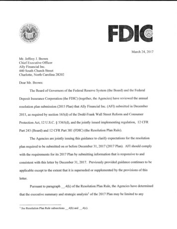 Letter To Ally Financial Inc. - Federal Reserve
