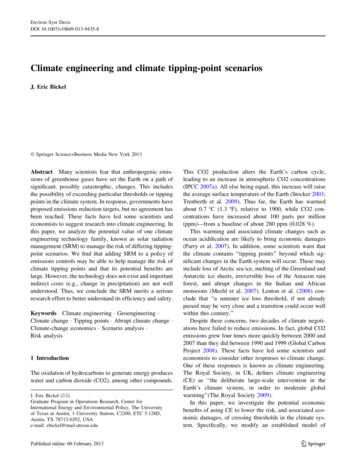Climate Engineering And Climate Tipping-point Scenarios
