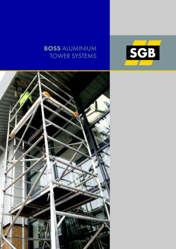 Boss Aluminium Tower Systems - Cpl