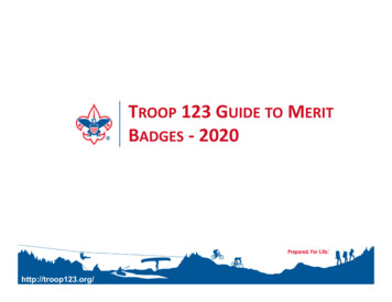 Troop 123 Guide To Merit Badges 2020