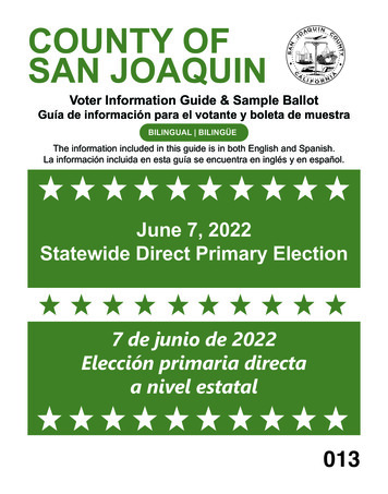 County Of San Joaquin