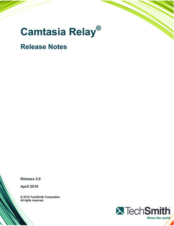 Camtasia Relay - TechSmith