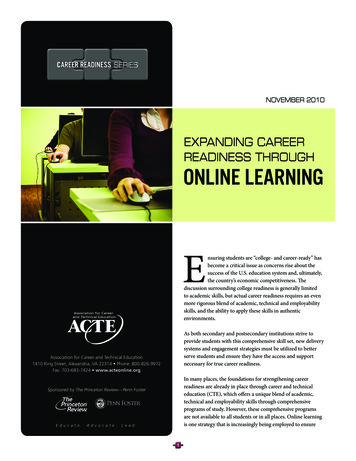 Expanding Career Readiness Through Online Learning - Acte
